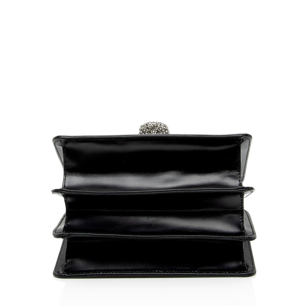Gucci Leather Bamboo Thiara Small Top Handle Satchel (SHF-OVk4LV)