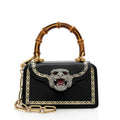 Gucci Leather Bamboo Thiara Small Top Handle Satchel (SHF-OVk4LV)