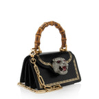 Gucci Leather Bamboo Thiara Small Top Handle (SHF-yZDyFo)