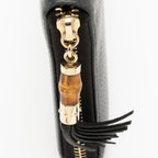 Gucci Leather Bamboo Zip Around Travel Wallet