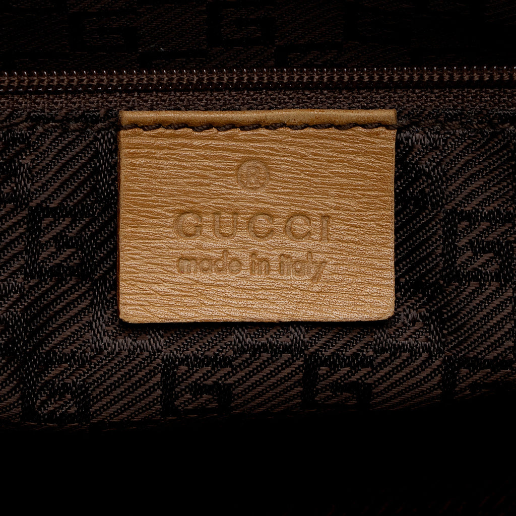 Gucci Leather Bardot Shoulder Bag (SHF-nRwIbo)