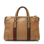 Gucci Leather Ophidia Bauletto Medium Satchel