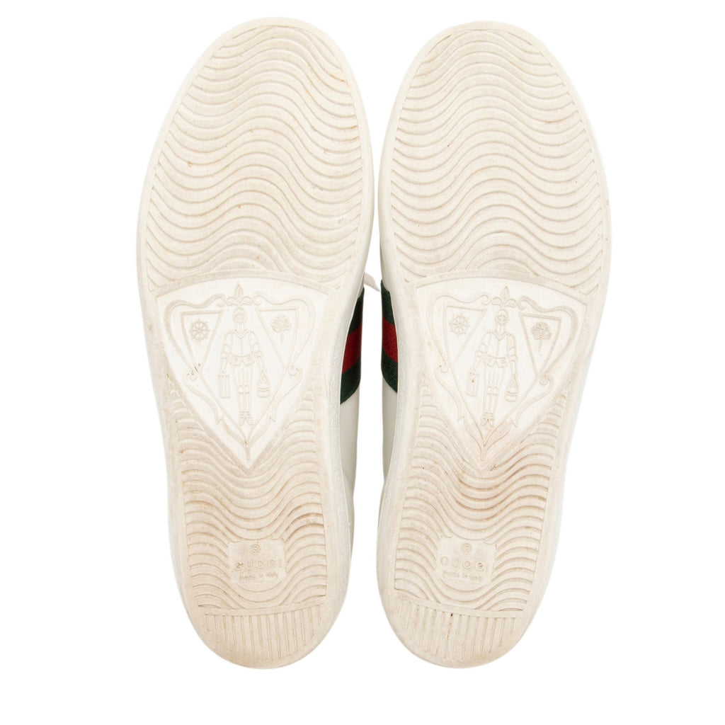 Gucci Leather Bee Ace Sneakers - Size 8.5 / 38.5