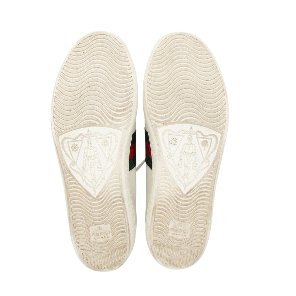 Gucci Leather Bee Ace Sneakers - Size 9.5 / 39.5