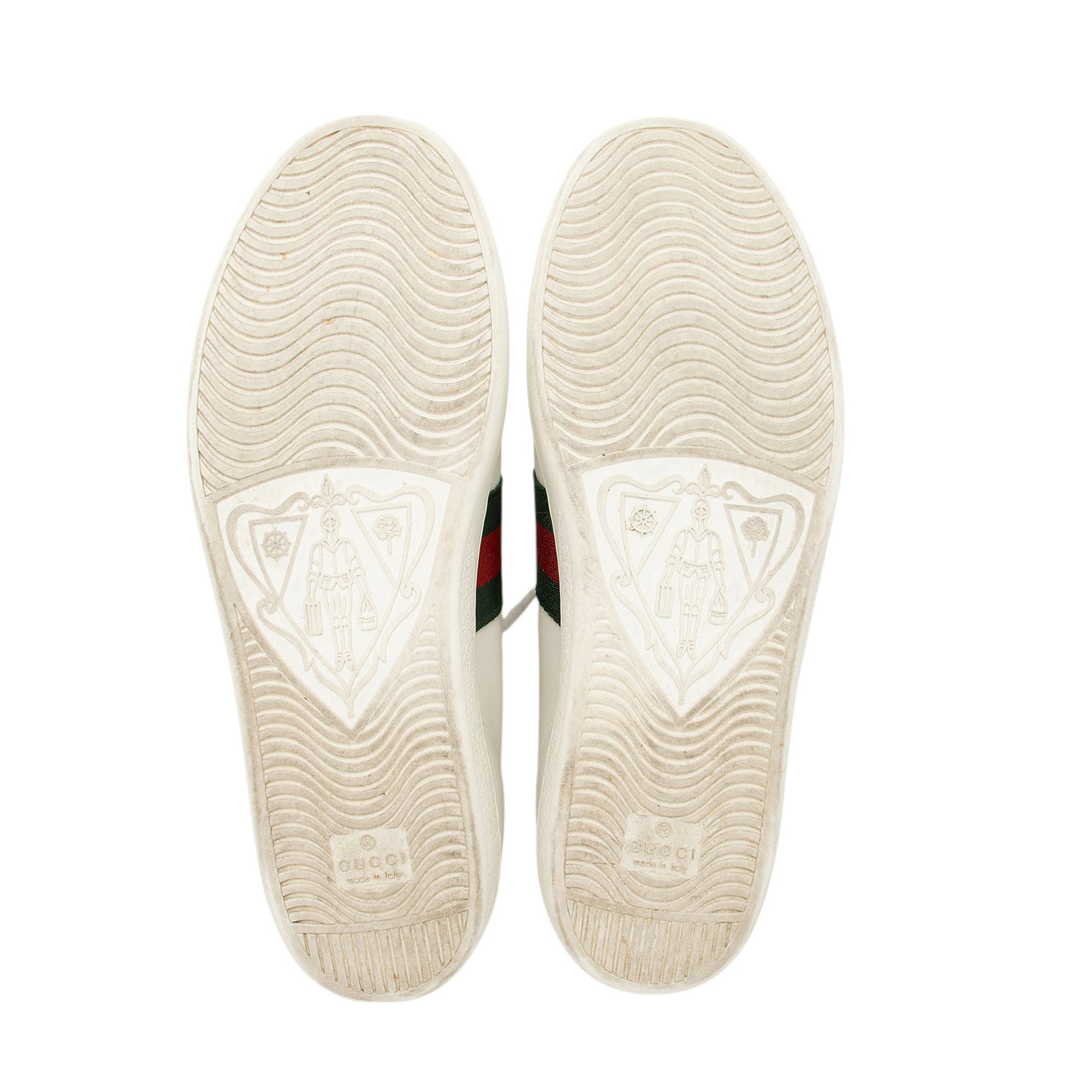 Gucci Leather Bee Ace Sneakers - Size 9.5 / 39.5