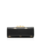 Gucci Leather Bee & Star Padlock Mini Shoulder Bag (SHF-23887)