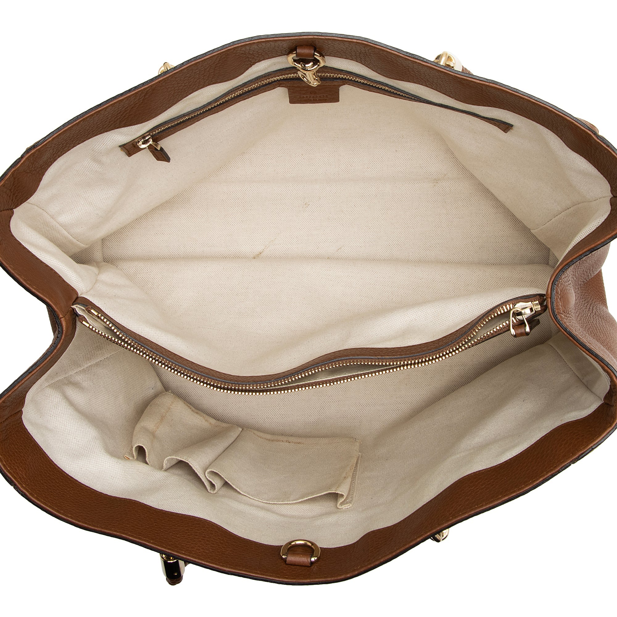 Gucci Leather Bella Medium Tote (SHF-22900)