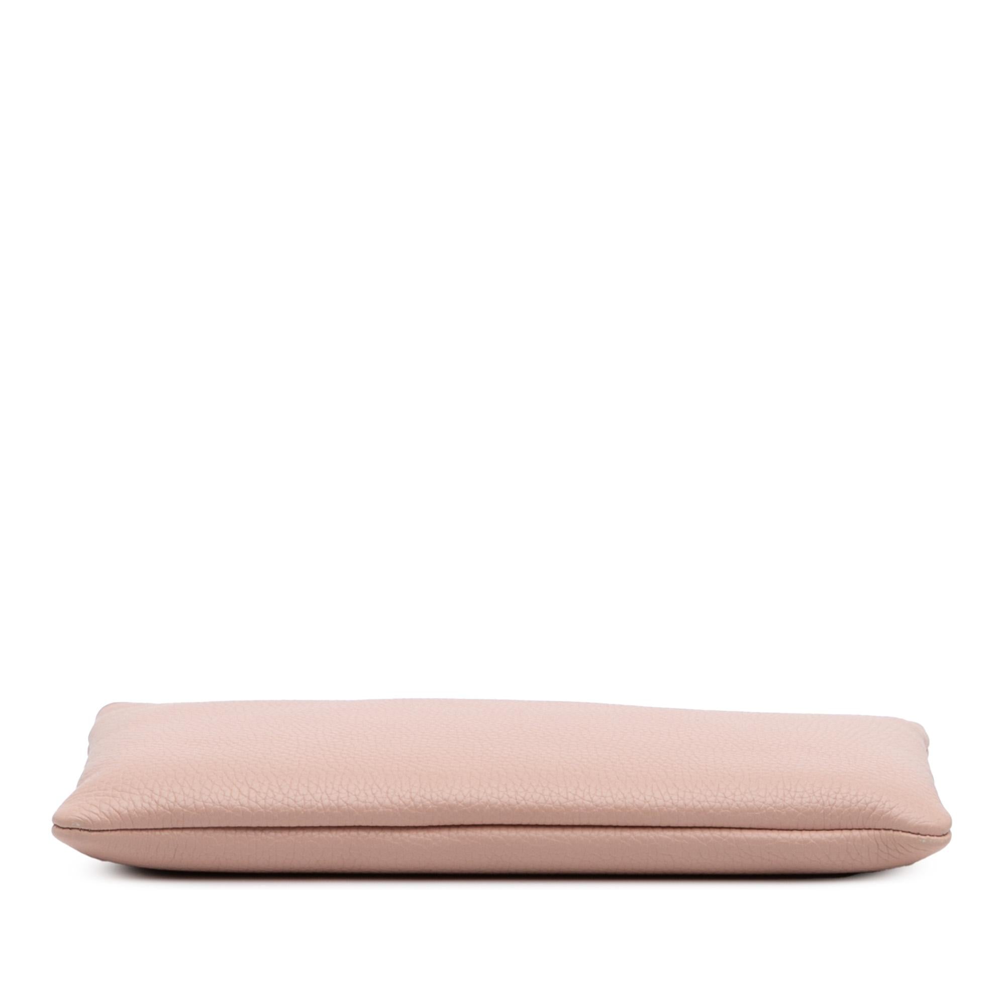 Gucci Leather Blind For Love Clutch