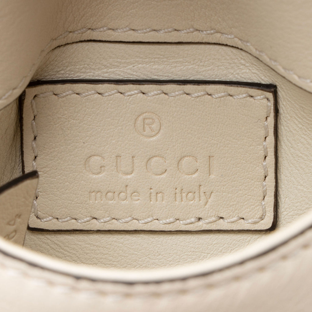 Gucci Leather Blondie Card Case on Strap