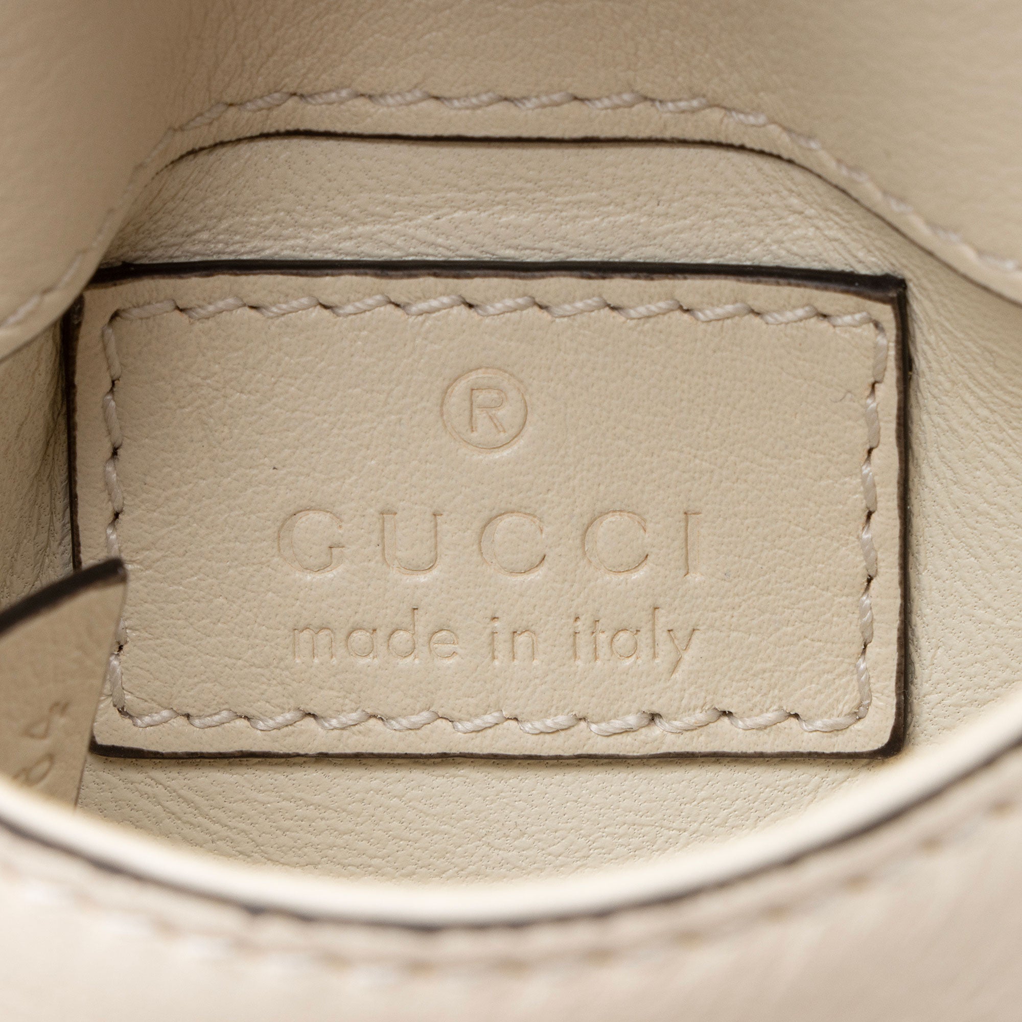 Gucci Leather Blondie Card Case on Strap