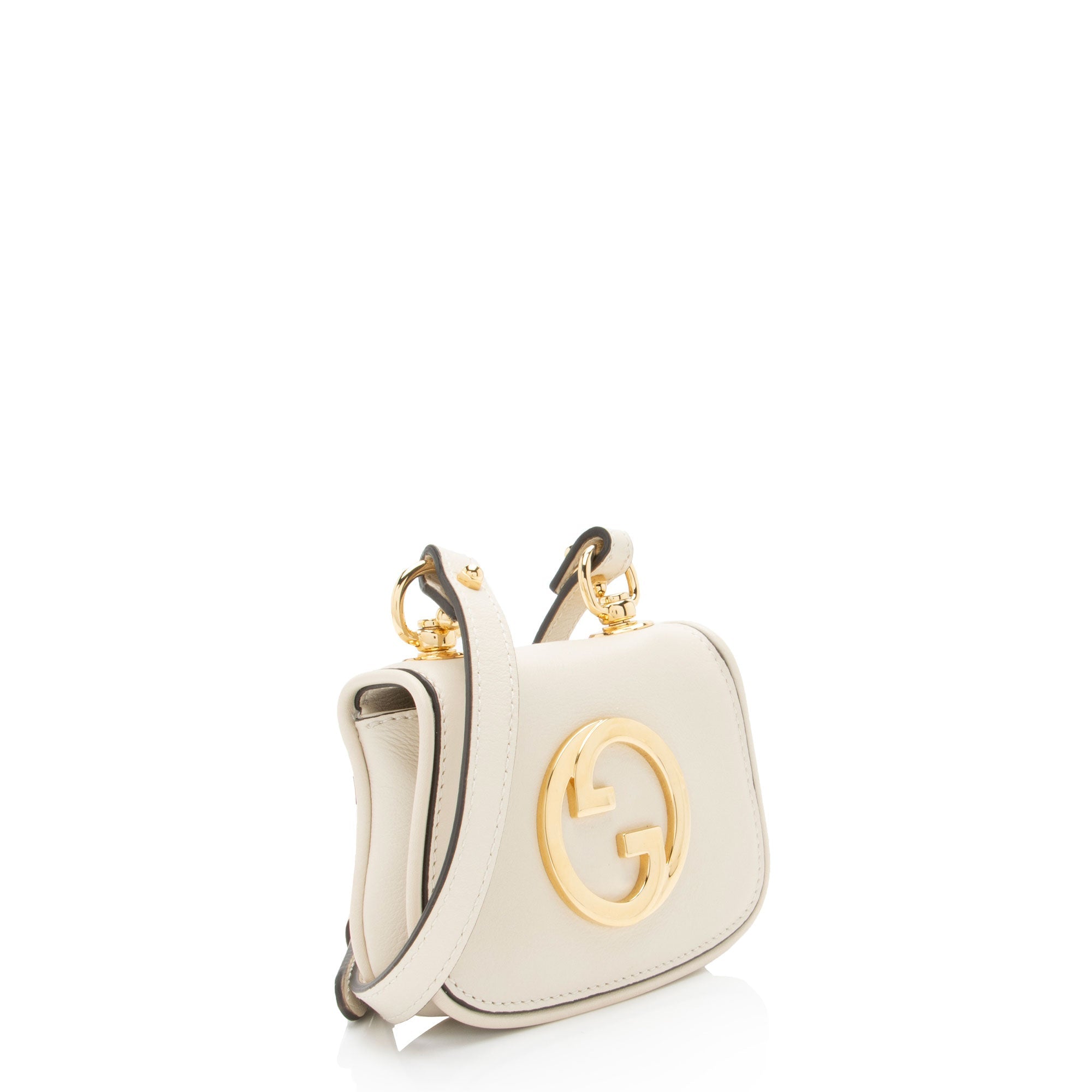 Gucci Leather Blondie Card Case on Strap