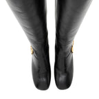 Gucci Leather Blondie Knee High Boots - Size 7 / 37