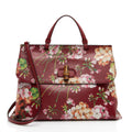 Gucci Leather Blooms Bamboo Daily Large Satchel (SHF-leOK1R)