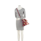Gucci Leather Blooms Bamboo Daily Medium Satchel (SHF-YKON9B)