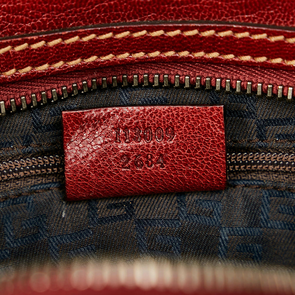 Gucci Leather Boston Bag (SHG-23805)