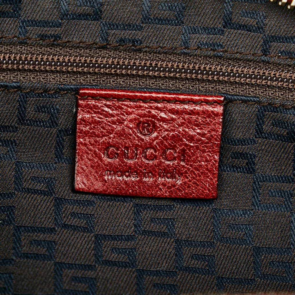 Gucci Leather Boston Bag (SHG-23805)