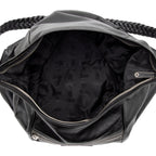 Gucci Leather Braided Large Shoulder Bag