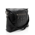 Gucci Leather Braided Large Shoulder Bag