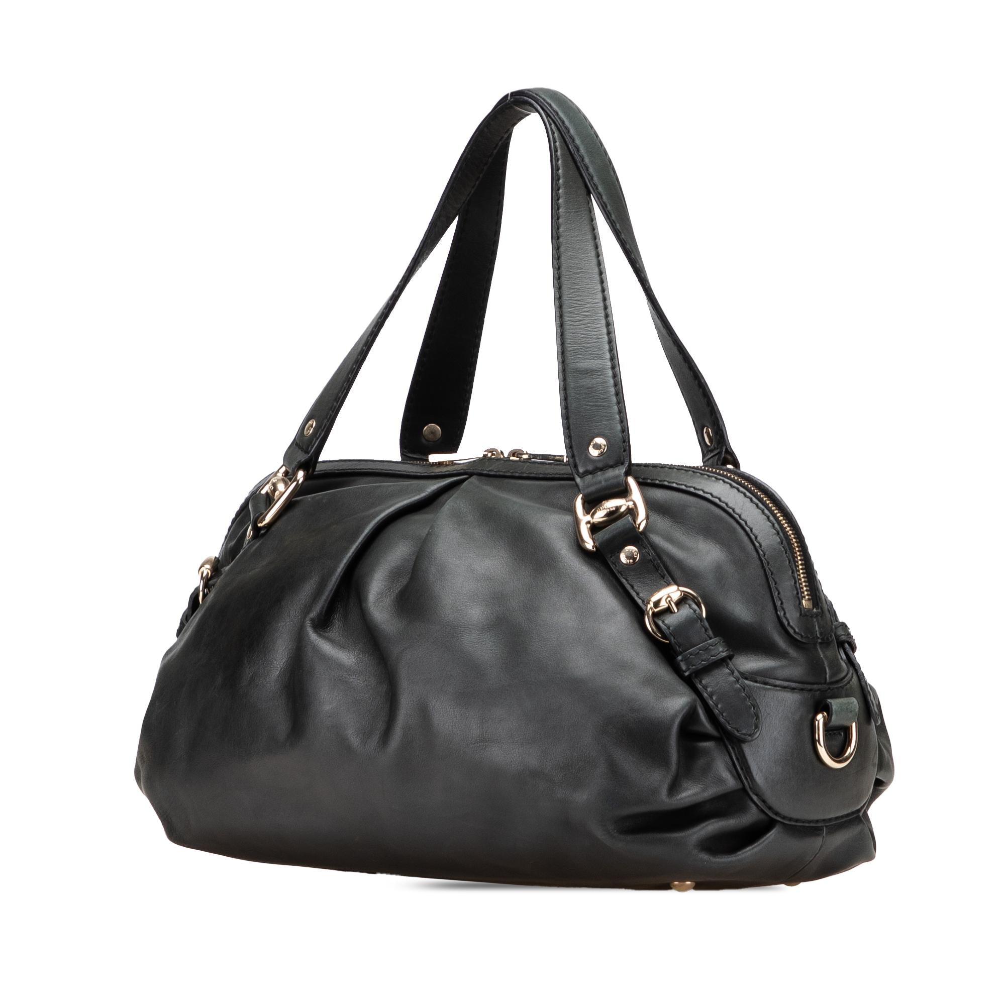 Gucci Leather Bridle Satchel