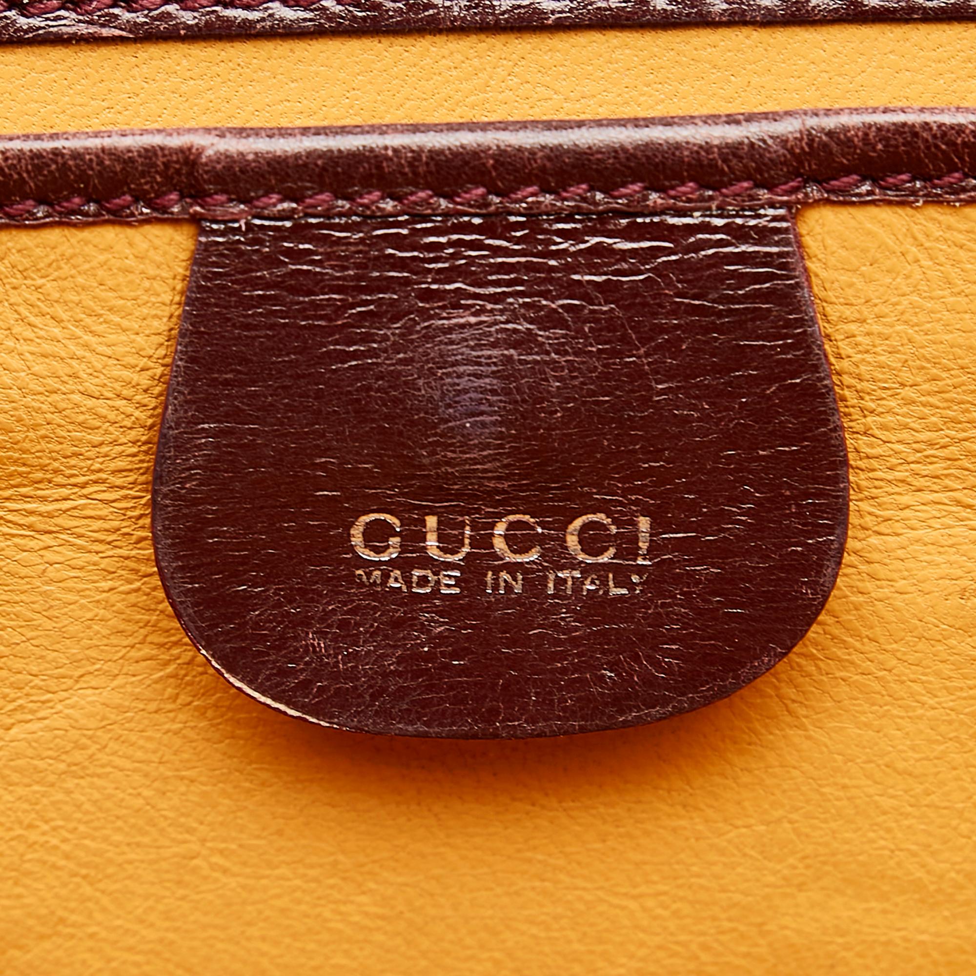 Gucci Leather Briefcase (SHG-31167)