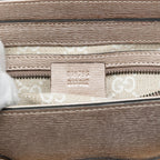 Gucci Leather Bright Bit Satchel