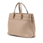 Gucci Leather Bright Bit Satchel