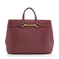 Gucci Leather Bright Bit Large Tote (SHF-21918)