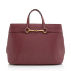 Gucci Leather Bright Bit Large Tote (SHF-21918)
