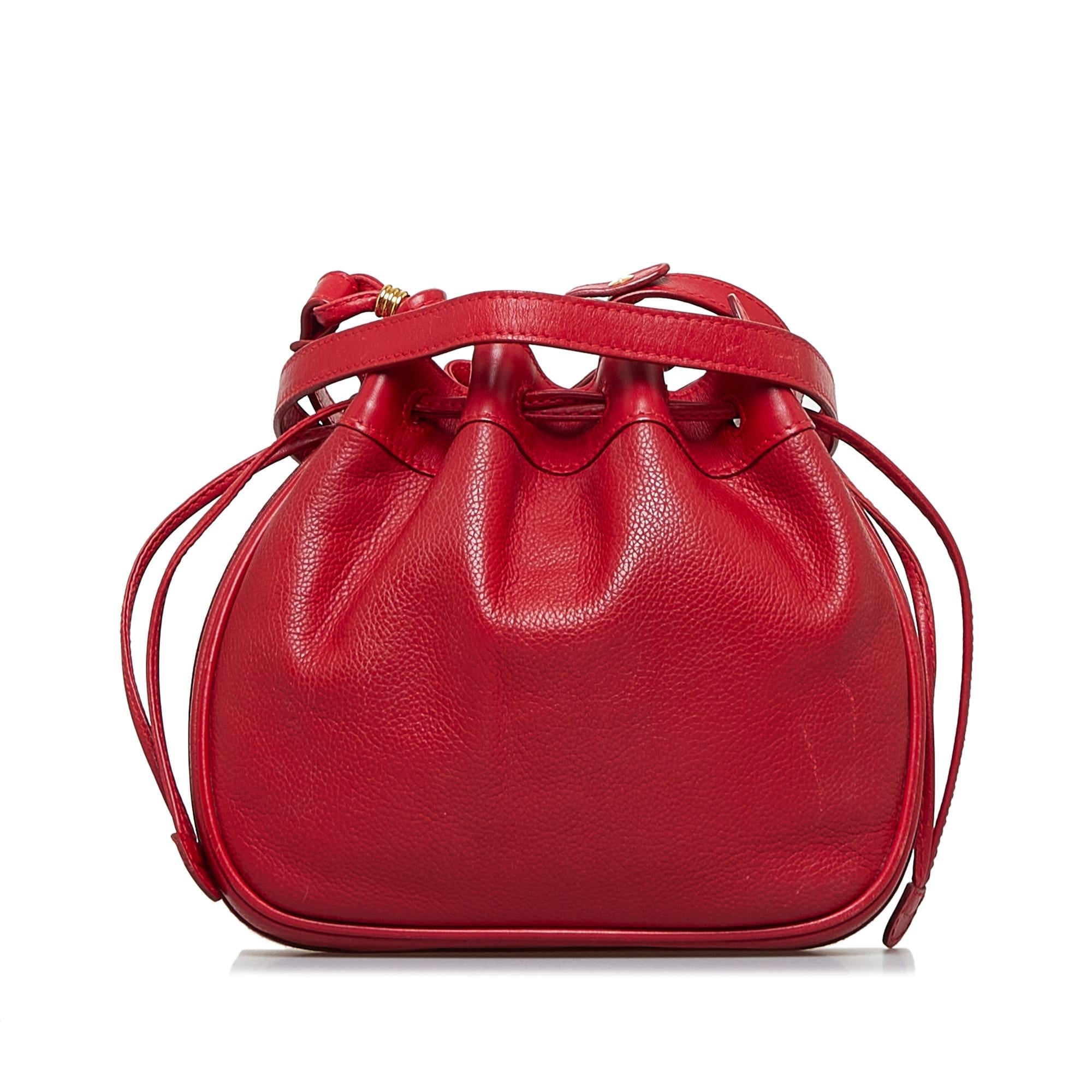 Gucci Leather Bucket Bag (SHG-BRy73y)
