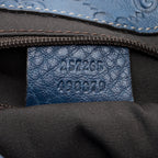 Gucci Leather Canvas Guccissima Hobo (SHF-19702)