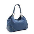 Gucci Leather Canvas Guccissima Hobo (SHF-19702)