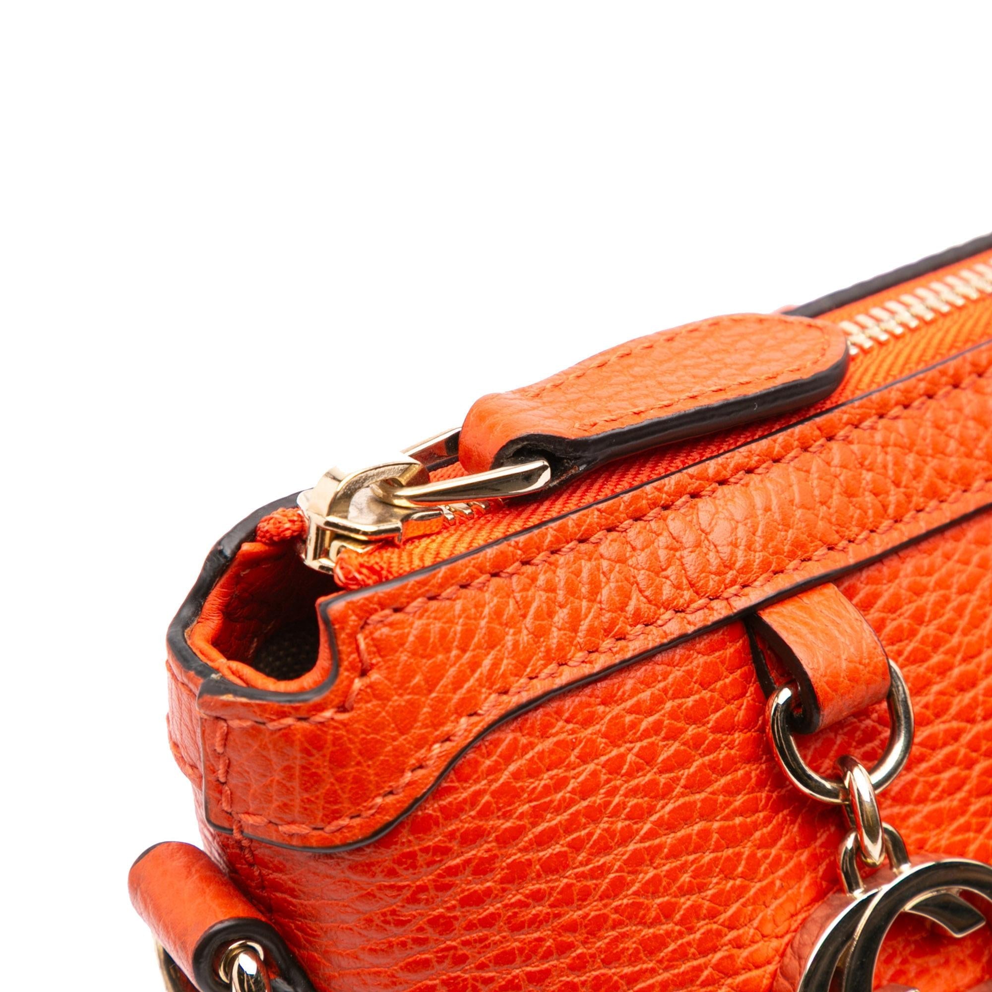 Gucci Leather Charmy Satchel