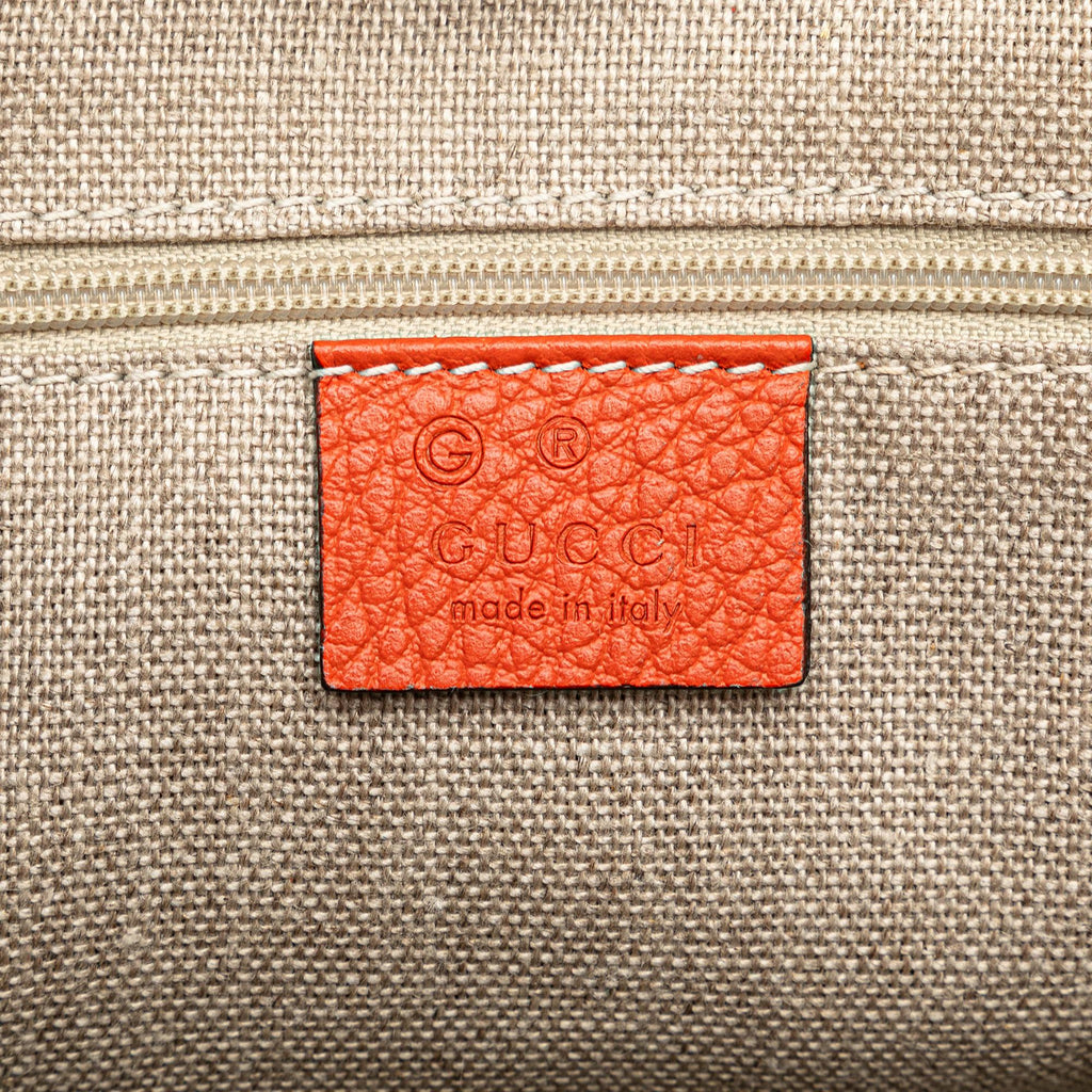Gucci Leather Charmy Satchel