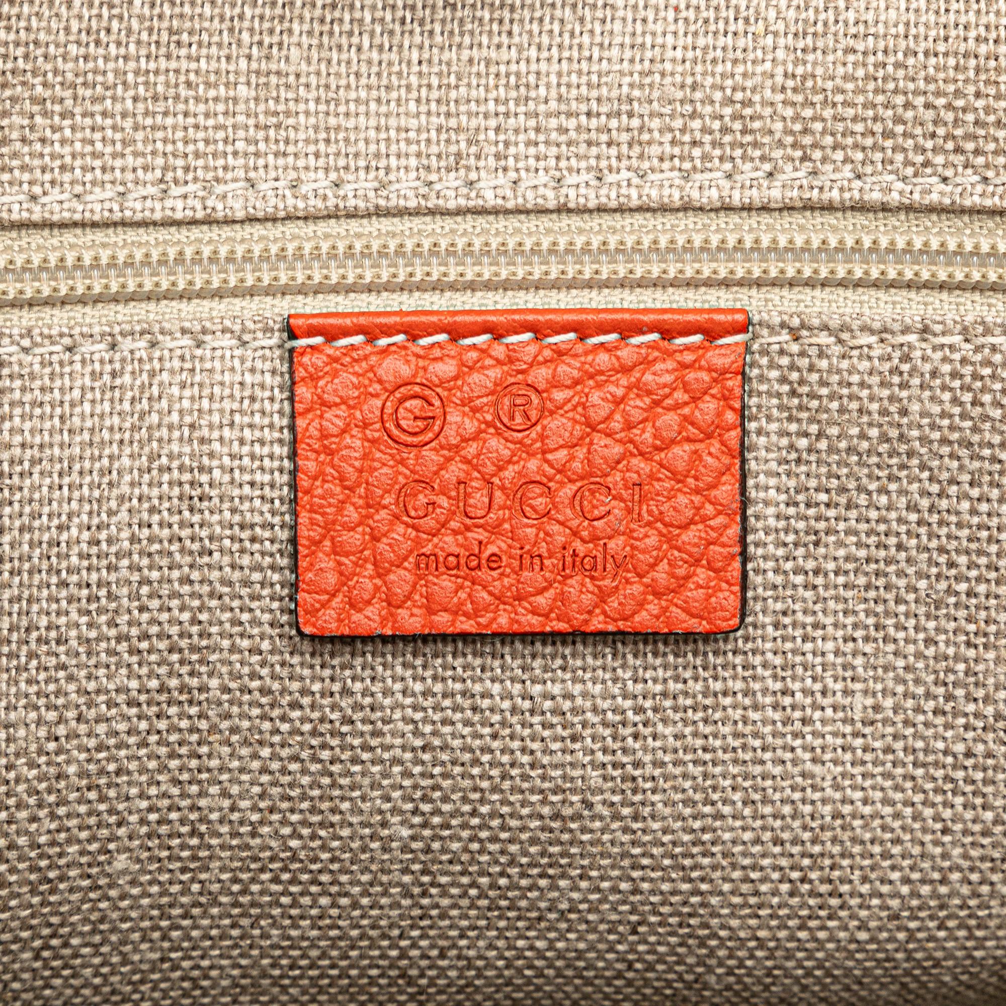 Gucci Leather Charmy Satchel