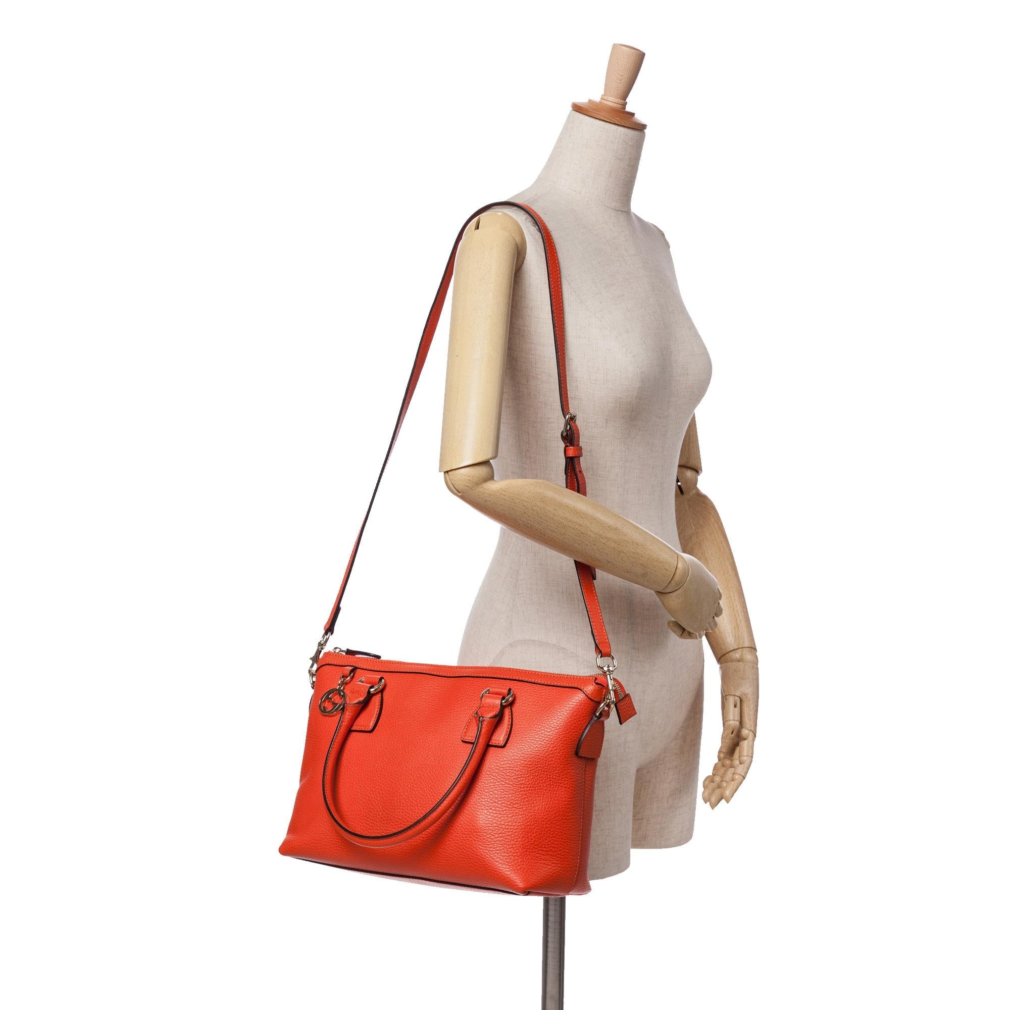 Gucci Leather Charmy Satchel
