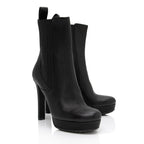 Gucci Leather Chelsea Platform Ankle Boots - Size 6 / 36 (SHF-qQV8n9)