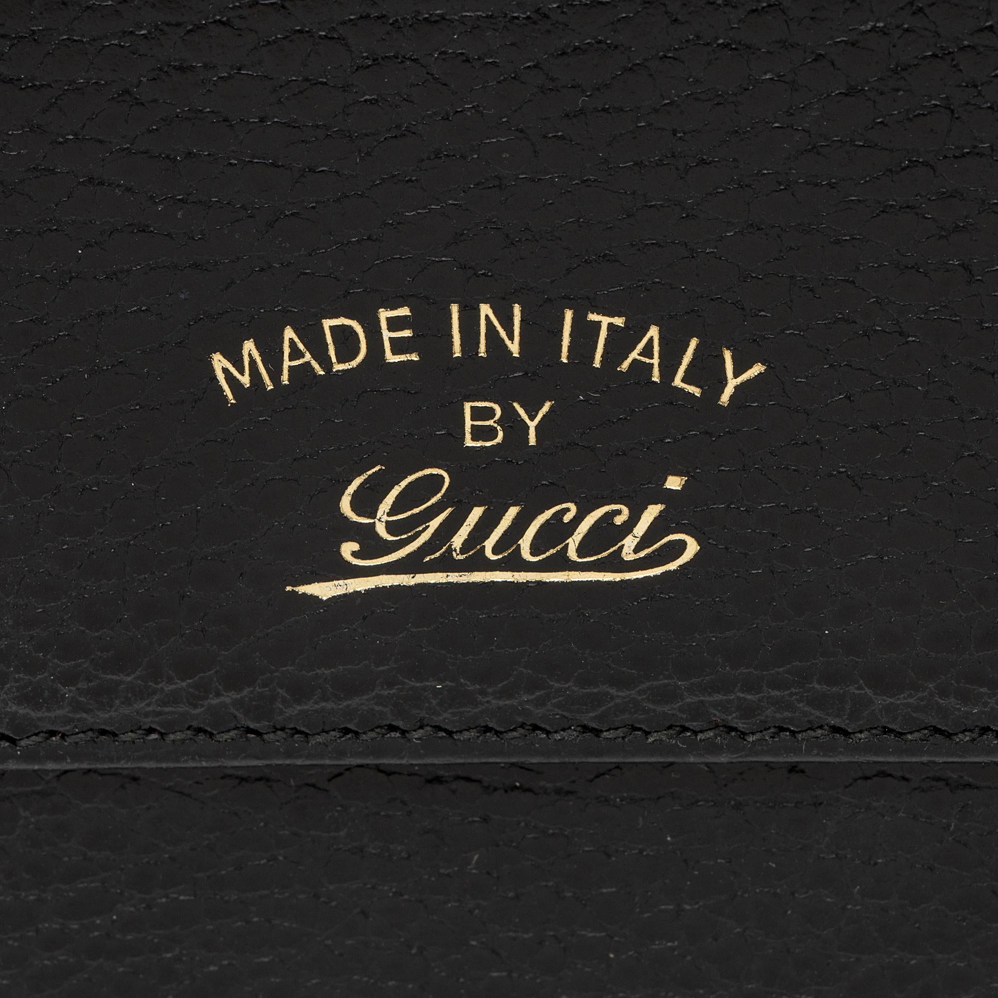 Gucci Leather Continental Wallet (SHF-jdCox7)