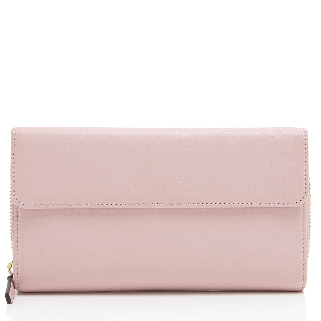 Gucci Leather Continental Wallet