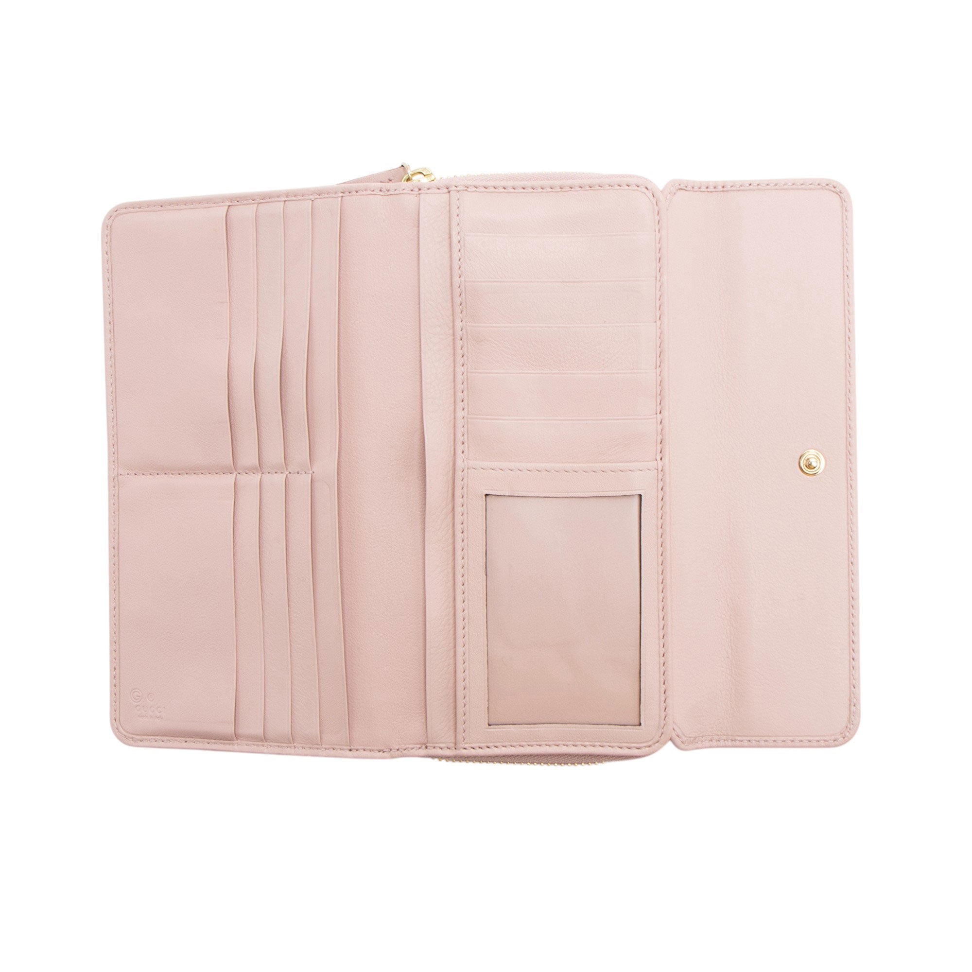 Gucci Leather Continental Wallet