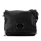 Gucci Leather Crest Chain Messenger Bag (SHG-FgBsnS)