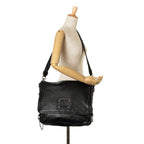 Gucci Leather Crest Chain Messenger Bag (SHG-FgBsnS)