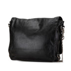 Gucci Leather Crest Chain Messenger Bag (SHG-FgBsnS)