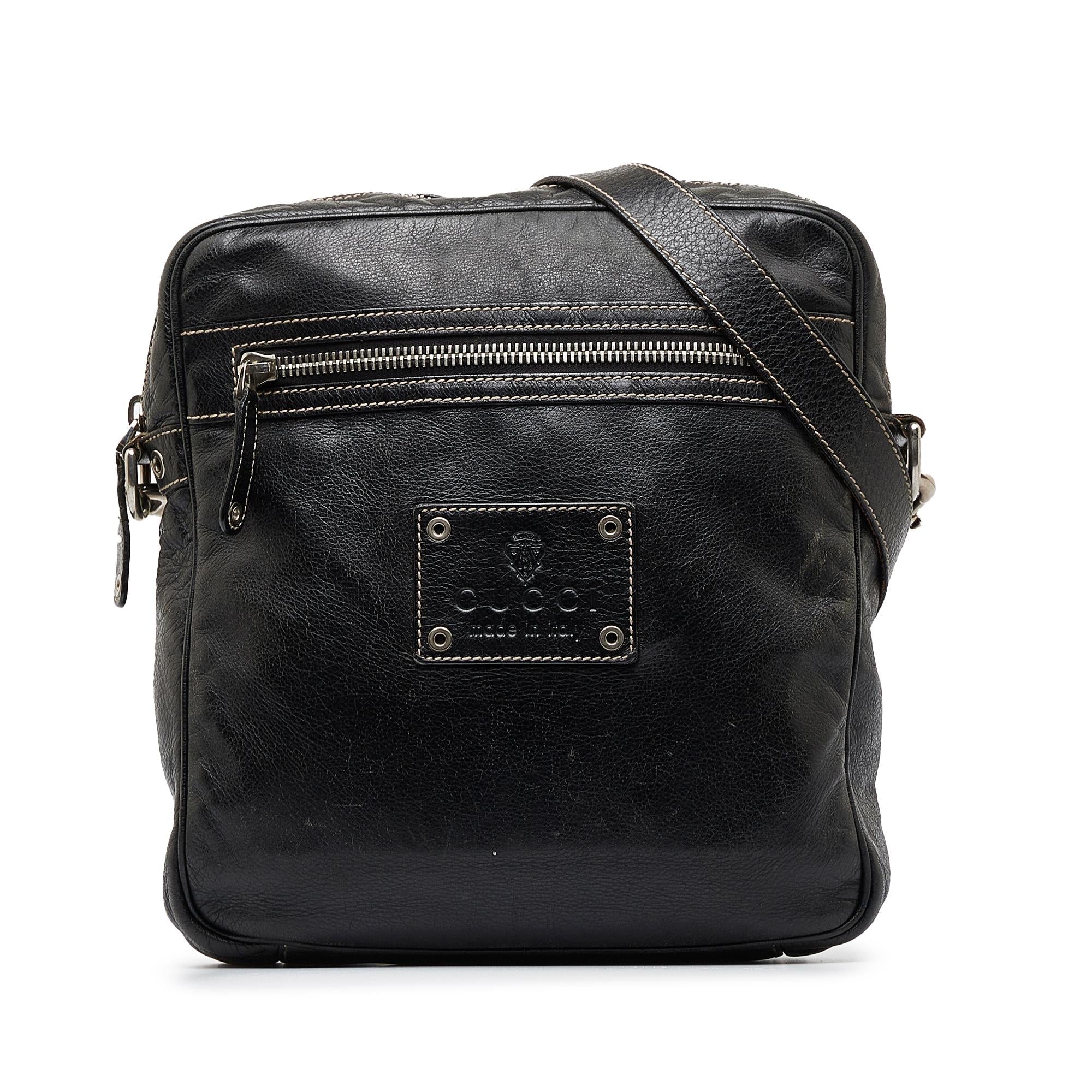 Gucci Leather Crossbody Bag (SHG-qstQVW)