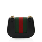 Gucci Leather Crystal Butterfly Linea Totem Small Crossbody (SHF-EzIHWx)