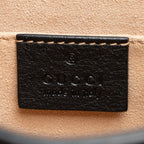 Gucci Leather Crystal Butterfly Linea Totem Small Crossbody