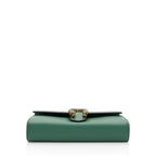 Gucci Leather Crystal Dionysus Chain Wallet (SHF-roOomv)