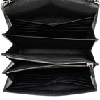 Gucci Leather Crystal Dionysus Chain Wallet (SHF-N4rGzu)