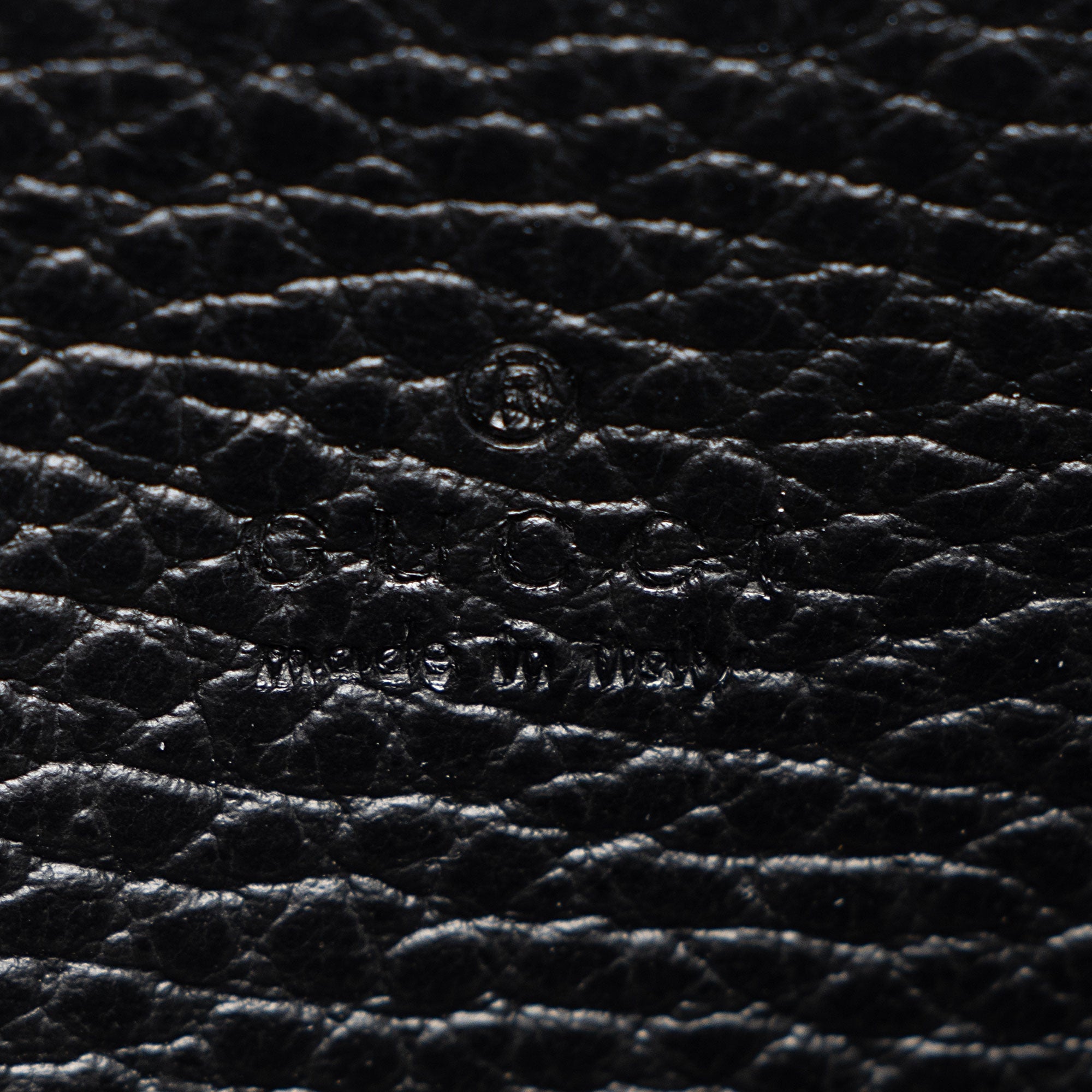 Gucci Leather Crystal Dionysus Chain Wallet