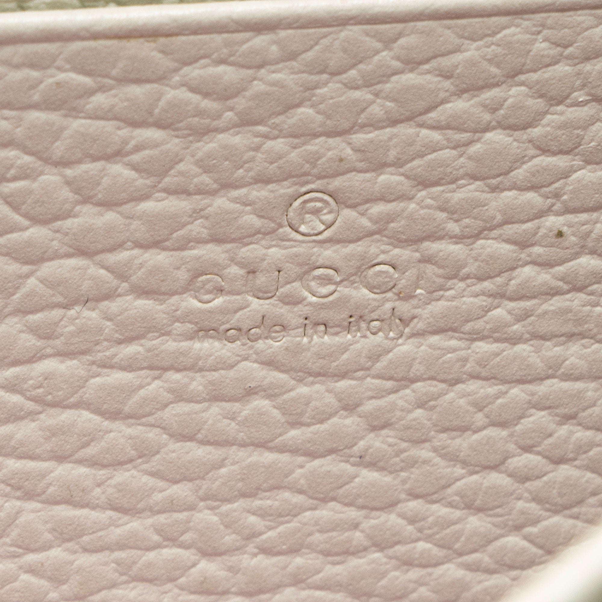 Gucci Leather Crystal Dionysus Chain Wallet