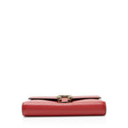 Gucci Leather Crystal Dionysus Chain Wallet